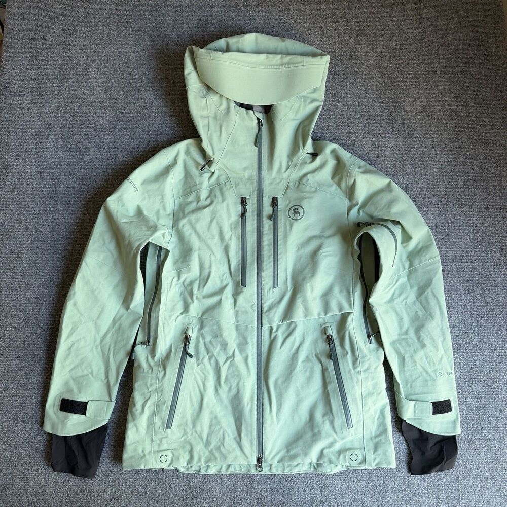 Backcountry Cottonwoods GoreTex Seafoam Women’s Large Ski Snowboard Shell Jacket